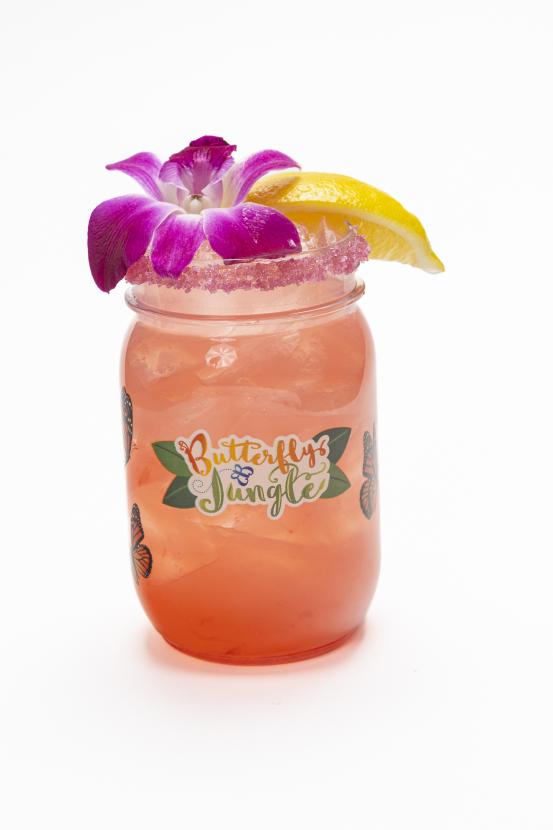 Pink lemonade cocktail