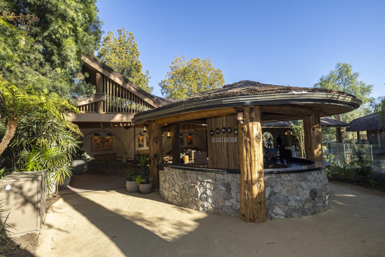 registration booth at safari excursions