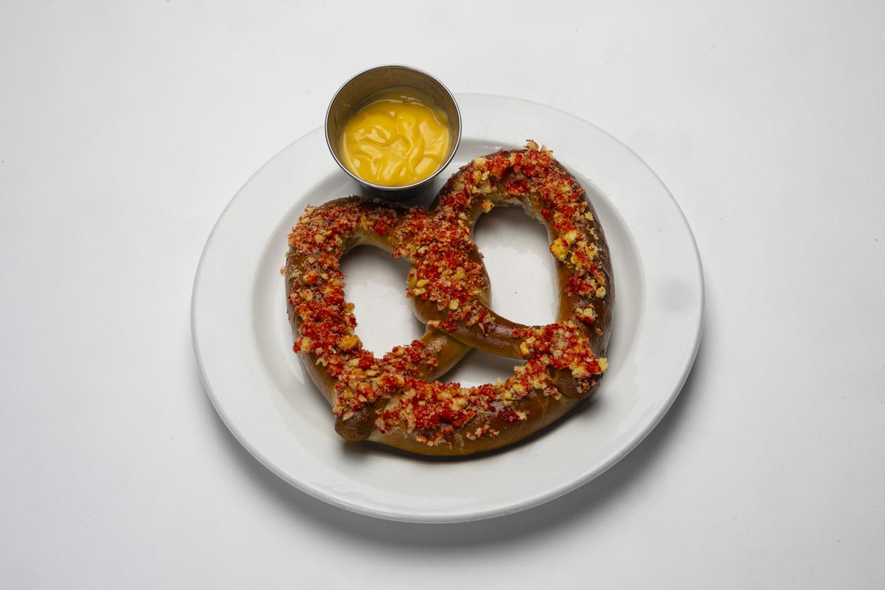Flaming Hot Pretzel